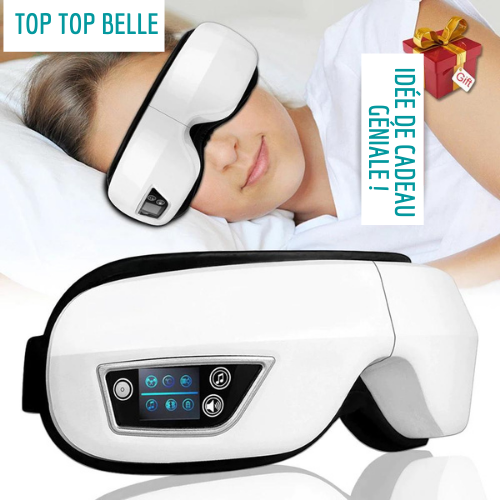 TTB   Masseur pour les Yeux  / Vibration Intelligente avec Support Bluetooth / Fatigue des Yeux