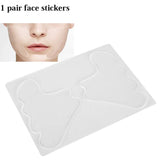 TTB  Patchs Anti-rides réutilisables en Silicone, pour visage, front, joues, cou, menton.