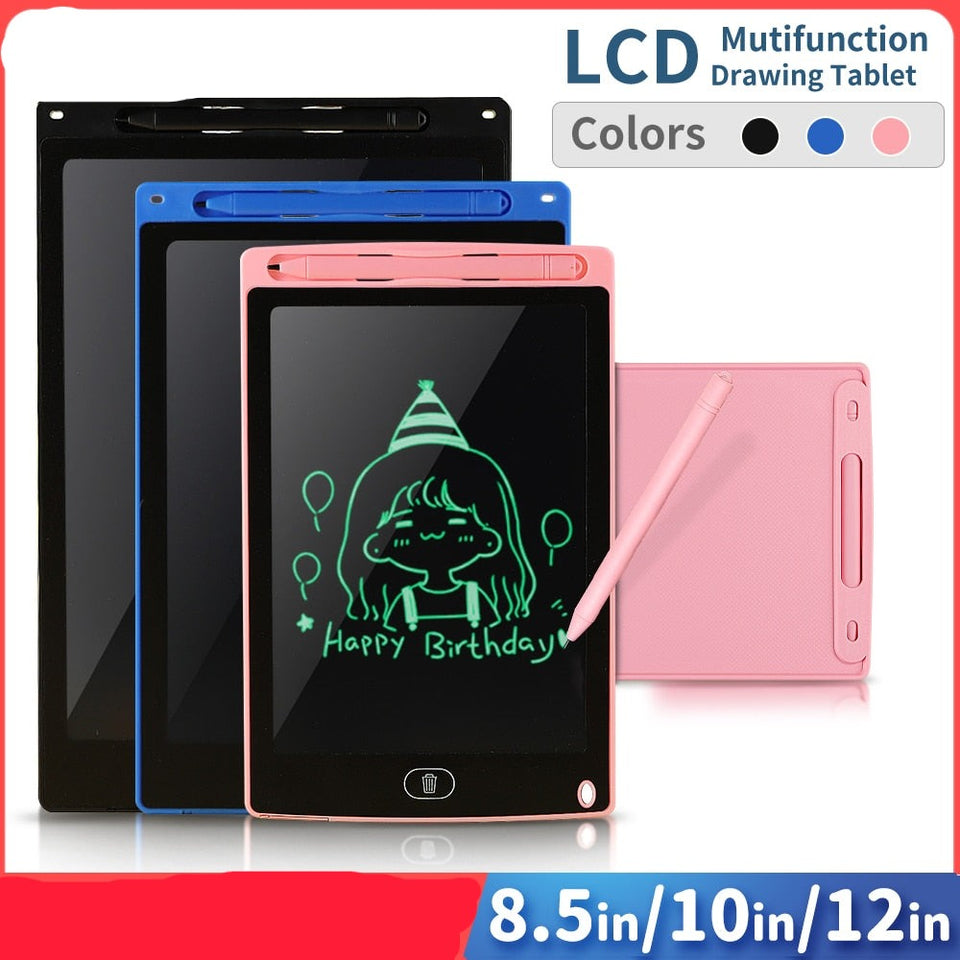 TTB   Tablette de dessin LCD pour enfants, 8.5/10/12po